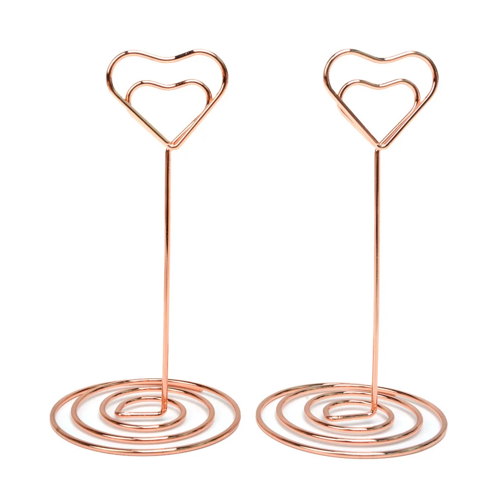 
Metal Number Price Tag Display Restaurant Table Desk Sign Holder Restaurant Food Label Holder Wedding Table Name Card Clip Stand 