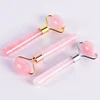 Mini Single Head Rose Quartz Facial Roller Facial Message Roller Jade