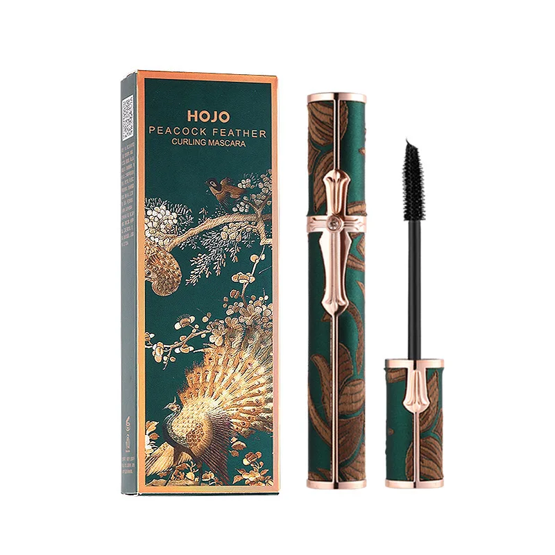 

Hojo Curling Mascara Waterproof Antiperspirant Not Blooming Long Curling Makeup Sense of Natural Fiber Mascara, Black