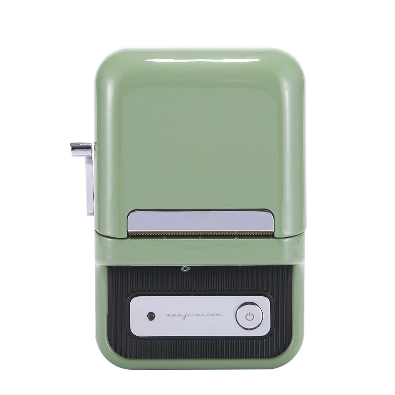 

2020 new product Niimbot B21 barcode qr code sticker label Portable printer jewelry Thermal Sticker Mini barcode label printer, Green color