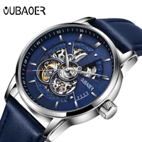

OUBAOER tourbillon reloj automatico de hombre forsining automatic watch watches men luxury brand automatic genuine leather watch