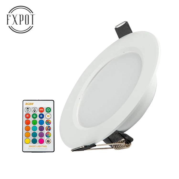 Customized remote control RGB 5W 10W cutout 75-80MM 105-110MM recessed led down light