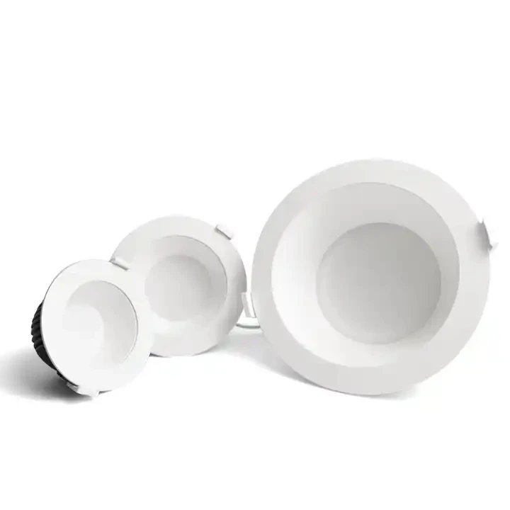Embedded Ceiling Cob Deep Anti Glare Downlight Household and Anti Fog Bathroom Kitchen LED Spotlight