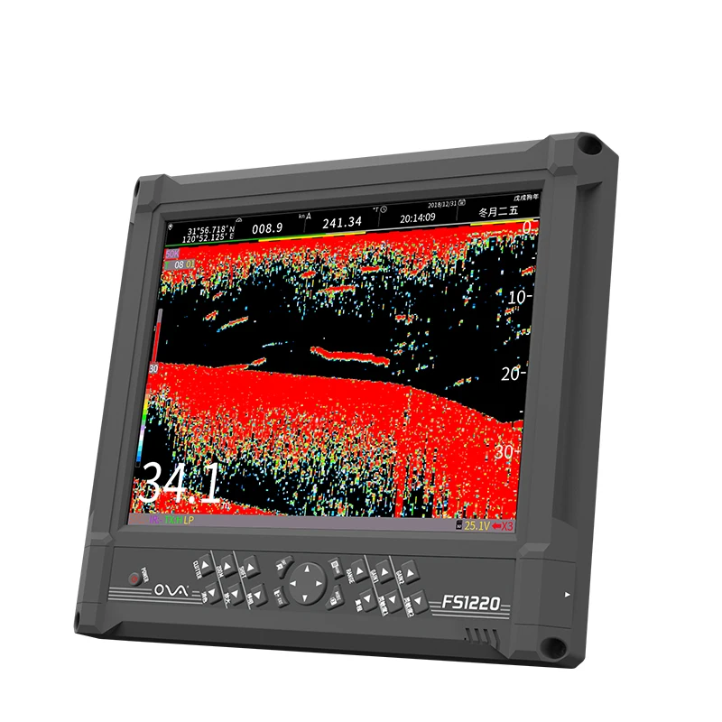 

Deeper Fishing Fish Tracking Device Fast Boat Trawling Fish Finder 12 Inch Fish Finder 0.6-500 Meter CN;JIA DC 24V(11~35V) OVA