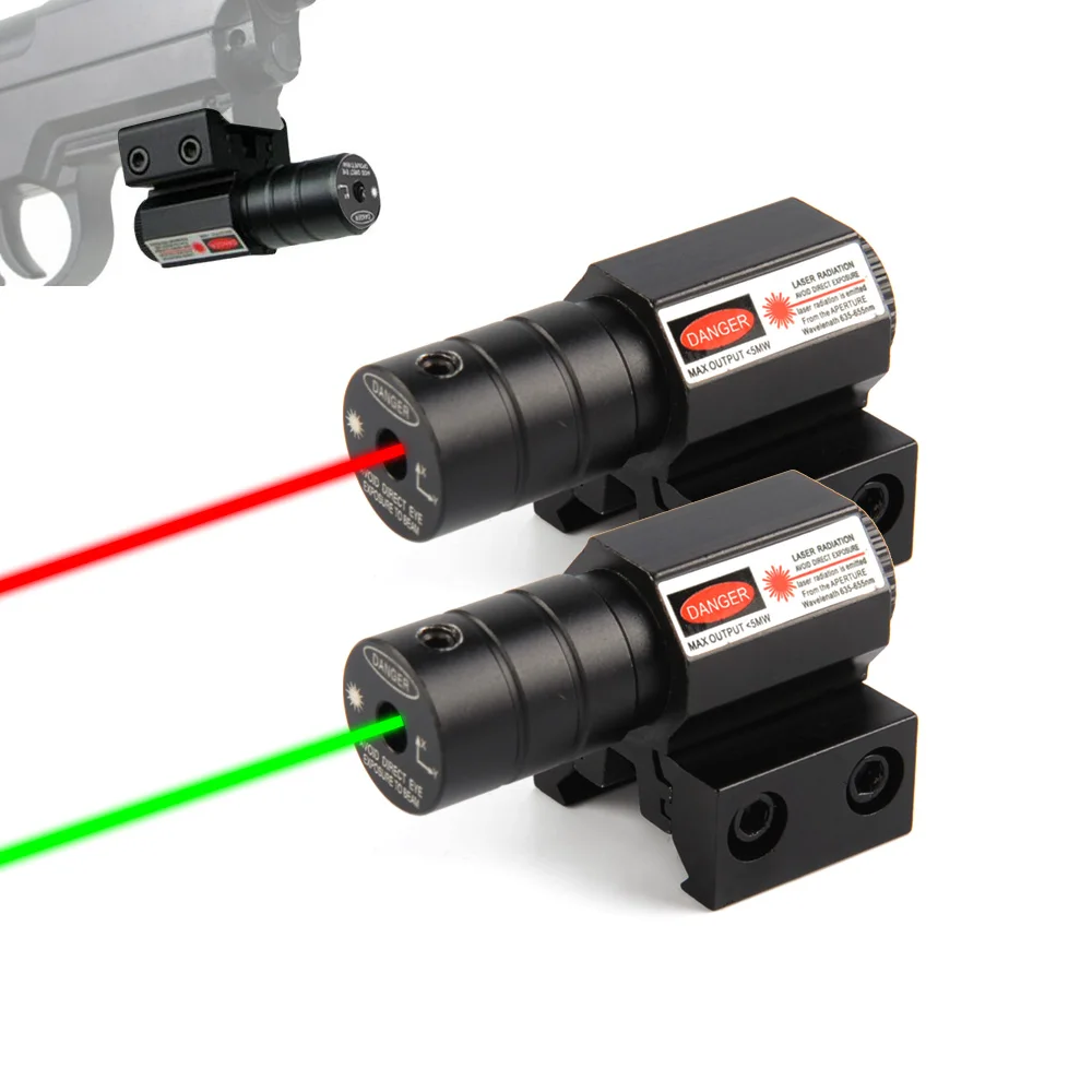 

Red/green Dot Laser Sight for Picatinny and Rifle with 635-655nm Adjustable 11mm/20mm Picatinny/Weaver Mount New