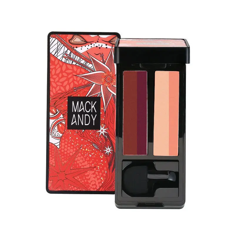 

Cosmetics Four-color Makeup Eye Shadow Palette Private Label Beauty Glitter Eyeshadow Palette, Color mixing gradient eyeshadow palette