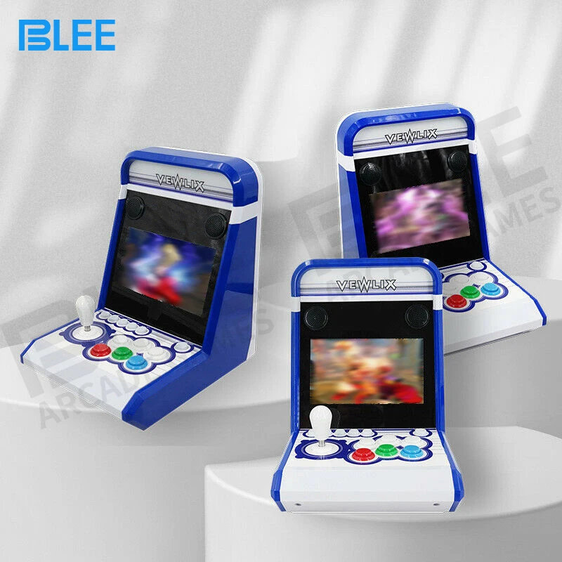 

mini 7 inch Injection arcade console 3339 in 1 desktop arcade game machine mini video game console, Blue