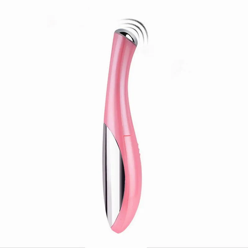 

Portable Electric Massager Eye Massager Pen Eye Care Massager Eye Wrinkle Eraser, Pink, white