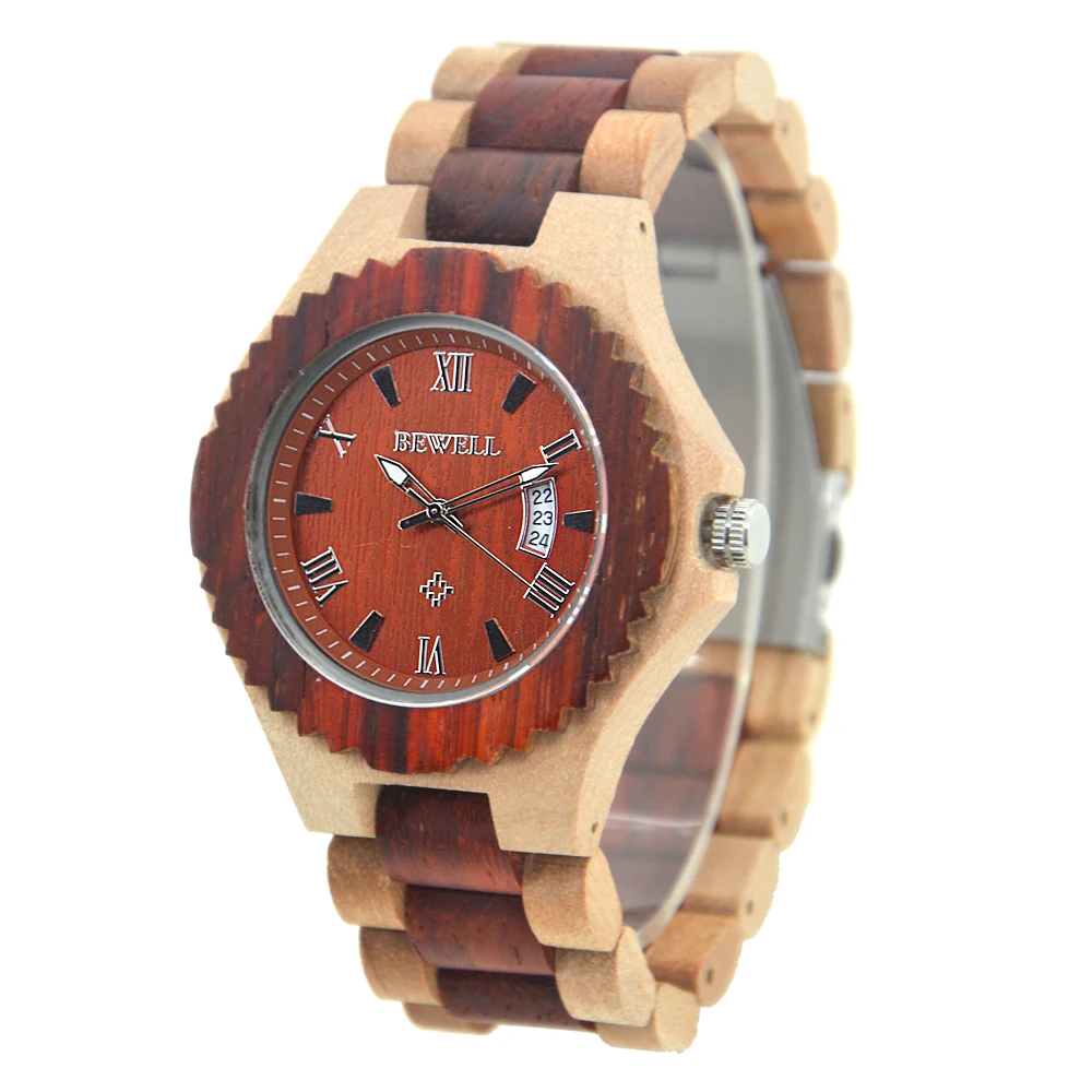 

Handcrafted Mens Quartz Watches Custom Watch Private Label relojes-intelijent, Jujube wood, maple, zebra, red sandalwood etc