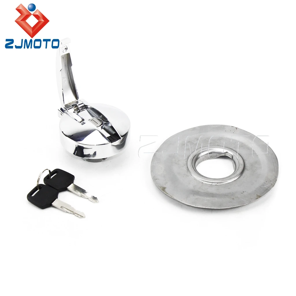 Motorcycle Flip Up Gas Oil Petrol Tank Cap For Custom All Vintage