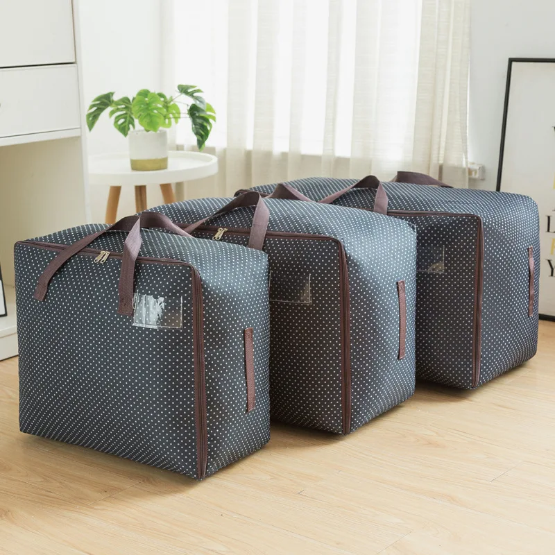 

Factory Produced Oversize Thick Oxford Cloth Quilt Storage Bag or Bedding Packaging Bag, 5colors