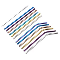 

Reusable Stainless Steel Metal 6mm Drinking Straw With Customized Logo