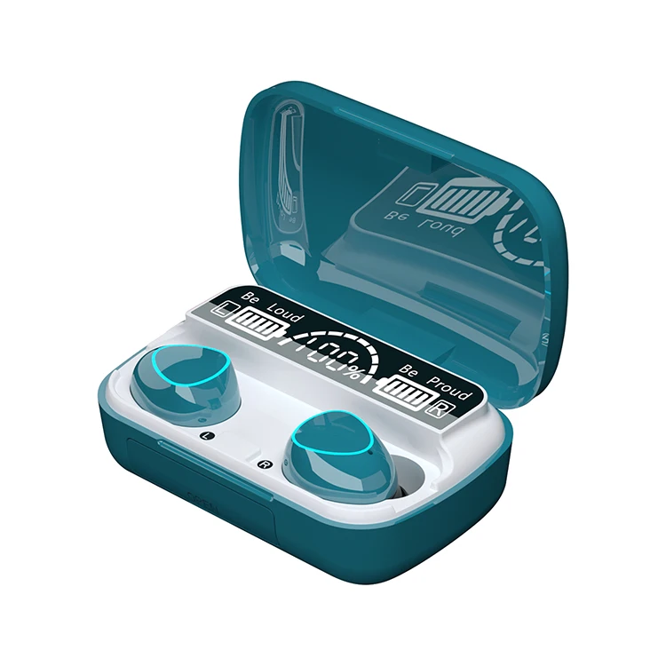 

2022 Hot sale M10 TWS Gaming Sports Headset Touch Control Wireless Earphones BT 5.1 Noise Cancelling M10 Earbuds, Blue&black