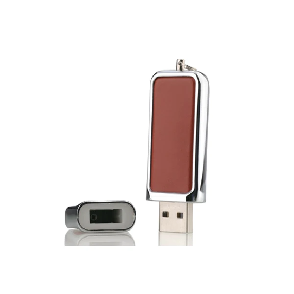 

Update Promotional Items Leather USB Stick 128MB pendrive 2gb