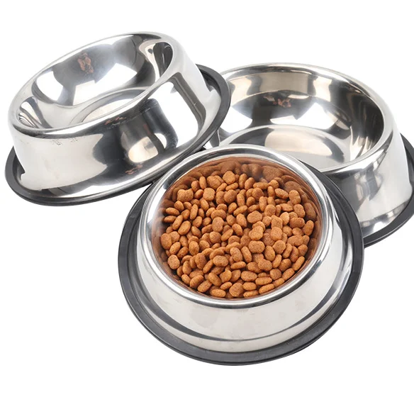 

Wholesale Pet Supplies Basics Stainless Steel Dog Pet Bowl