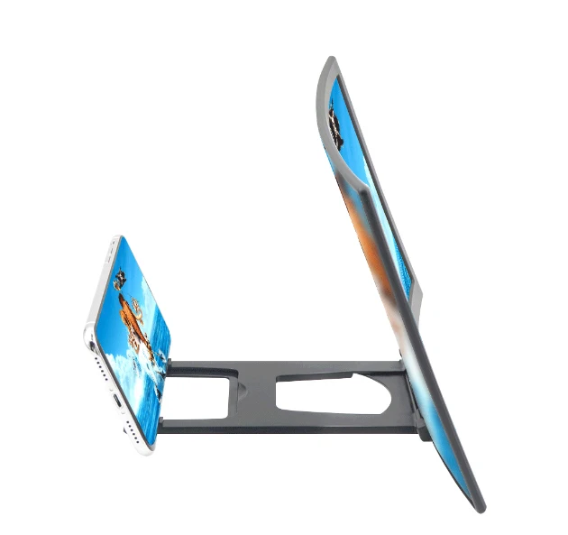 
New products 12 inch 3d curved enlarged smartphone screen amplifier 2x movies TV mobile phone screen amplifier 