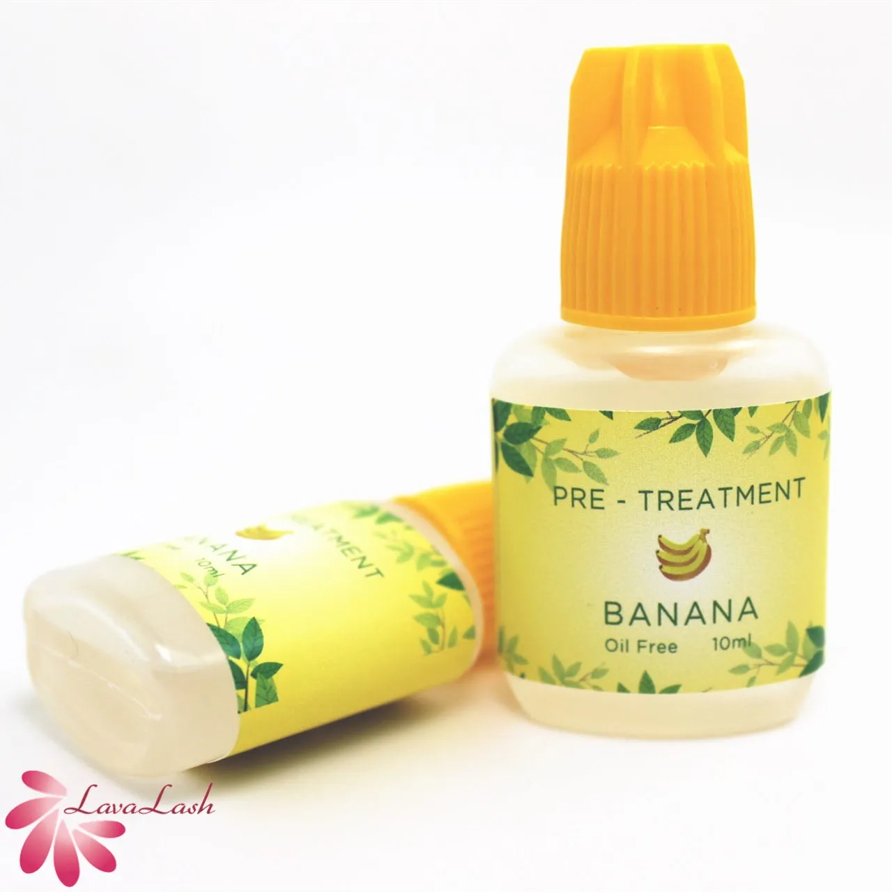 

Banana Scent Korean High Quality Eyelash Cleanser Own Brand 10ml Eyelash Pretreatment Private Label Lashes Wash, Transparent