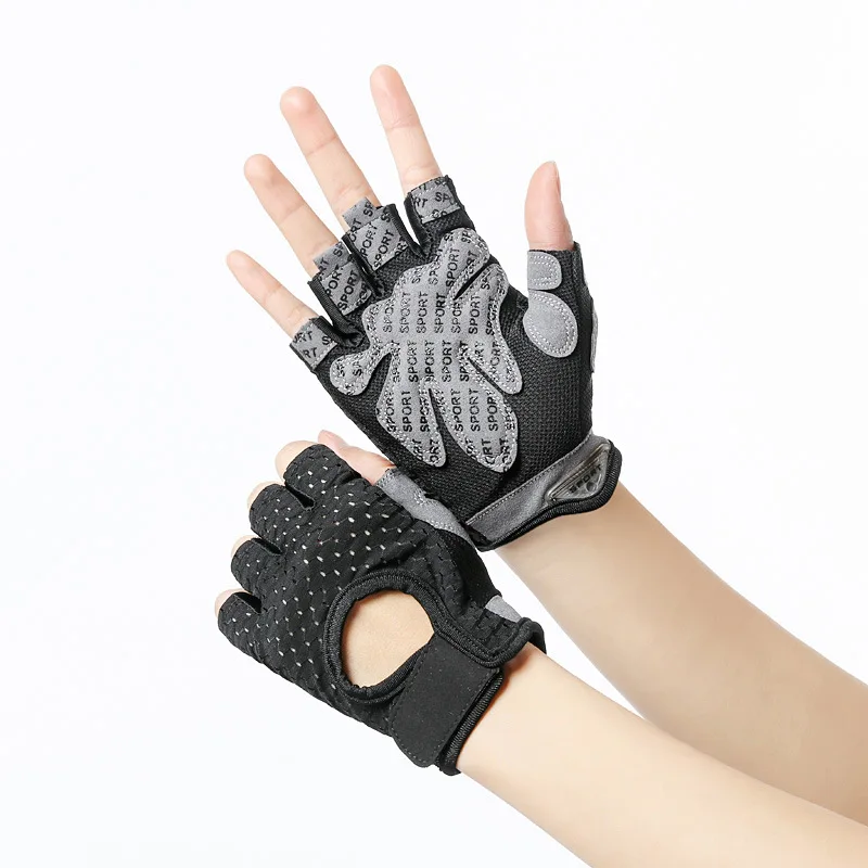 

Gym Gloves Fitness Weights Lifting Gloves Half Finger Body Building Training Sports Exercise Sport Workout Glove for Men Women, 3 colors