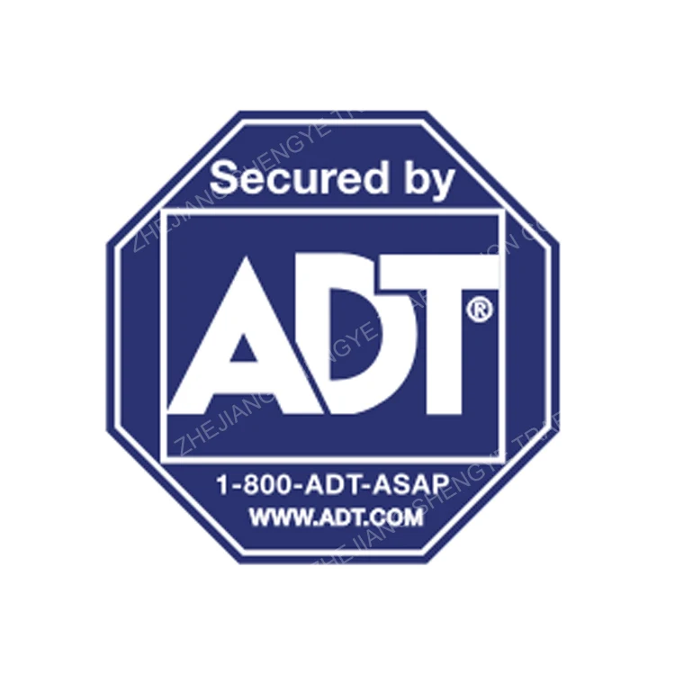 American Custom Adt Reflective Home Security Yard Sign With Stake - Buy ...