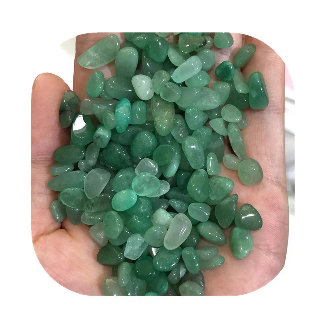

Bulk wholesale 5-8mm crystal spiritual gravels natur loose green aventurine chips for sale