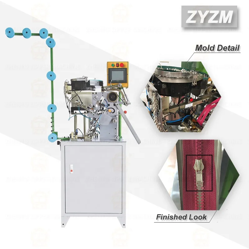 High Speed Auto Plastic Zipper Slider Mounting Machine,Zipper Slider
