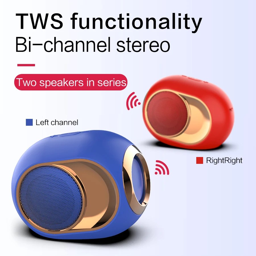 high quality portable mini retro plastic wireless outdoor bluetooth speaker - ANKUX.COM