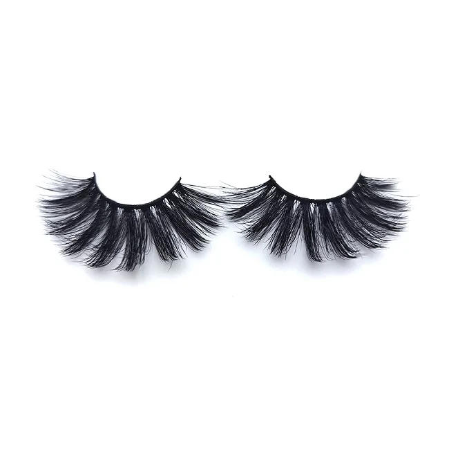 

Wholesale False Lashes Private Label Packaging Vegan Handmade 3D 5D Silk Lashes Synthetic Eyelashes, Natural black