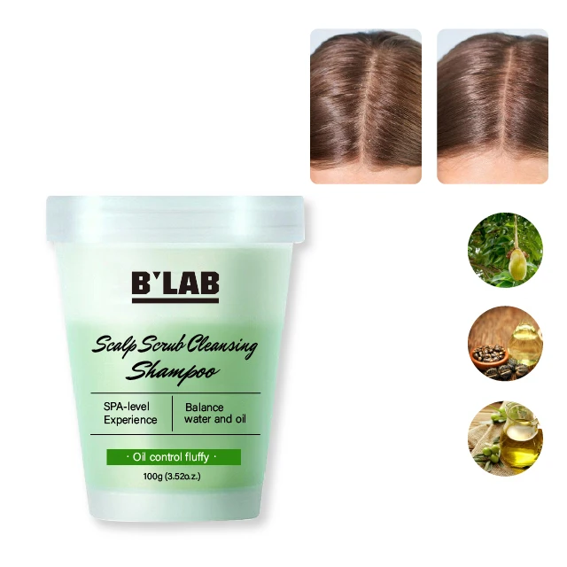 

Chinese Amazon Supplier Cream Shampoo Exfoliator Scalp Care Scrub with Factory Price for Deep Cleansing Scalp Shampoo