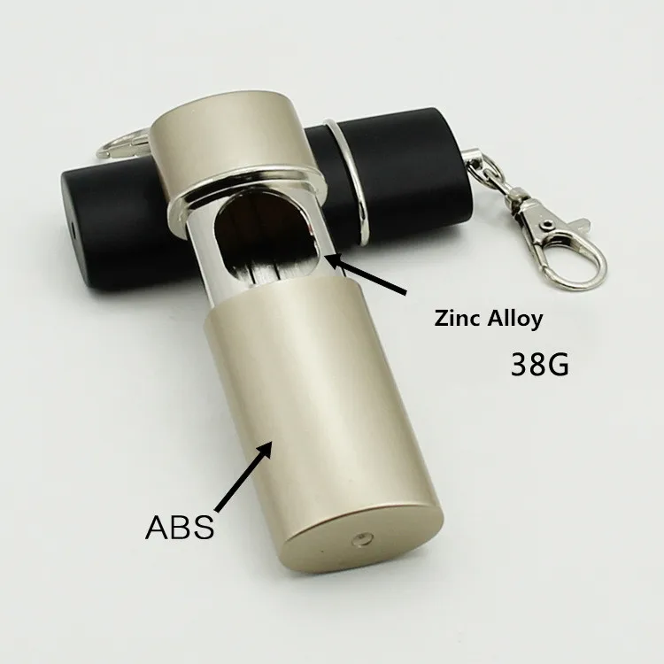 

Portable Mini Pocket Metal Ashtray Telescopic Ashtray With Keychain, Picture