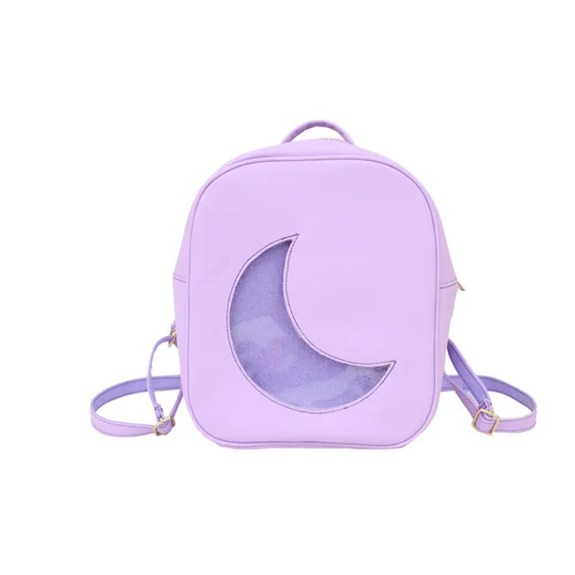 

Hot Selling Custom Design Moon Transparent Window Display Children Backpack Kid Backpack School Bags Girls, Pink,red,black,green,purple and white