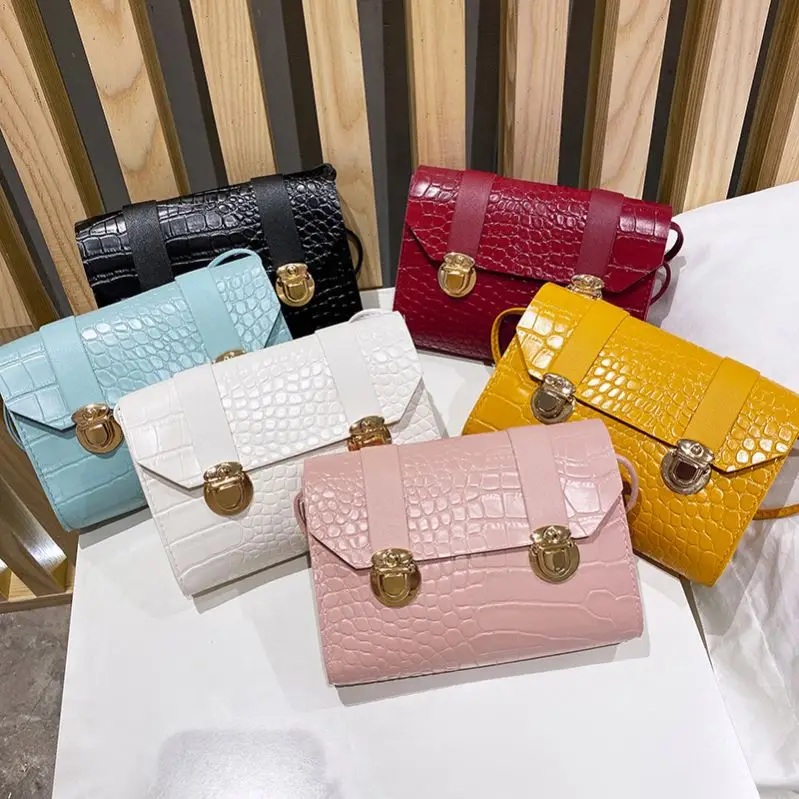 

Purses 2021 luxury Crocodile leather women handbags ladies messenger bag fashion travel shoulder mini girl purses for women