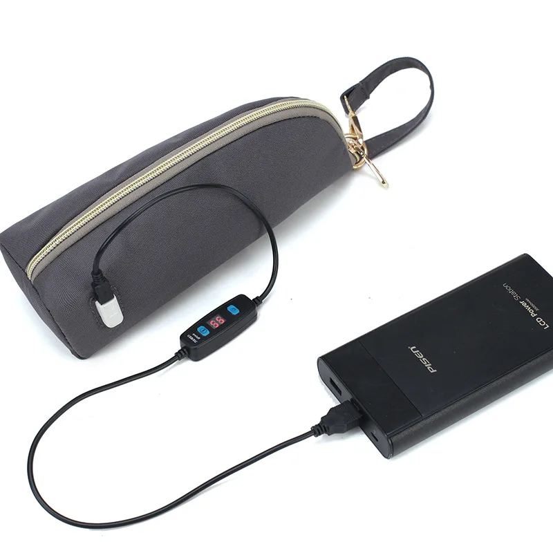 

New Design Portable Baby Shenzhen Customized USB Charging Daily 7 Days Hot Sale Usb Feeding Milk Water Bottle Warmer Bags