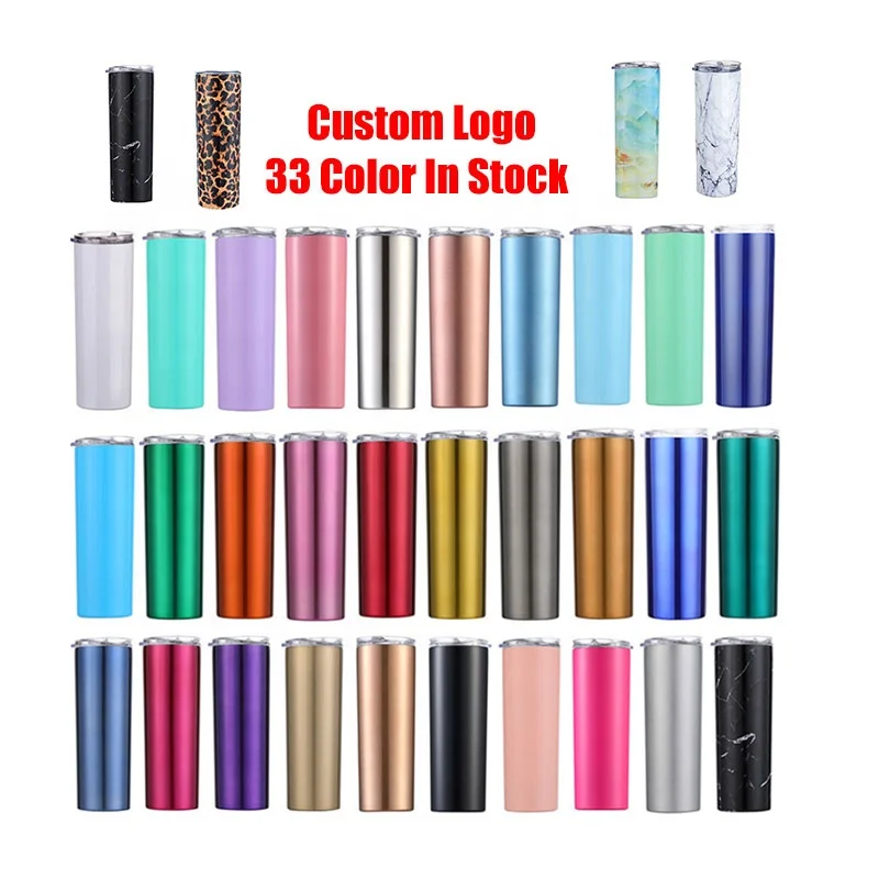

Factory Wholesale Double Wall Vacuum Insulated Slim Stainless Steel Tumbler 20oz Skinny Tumbler