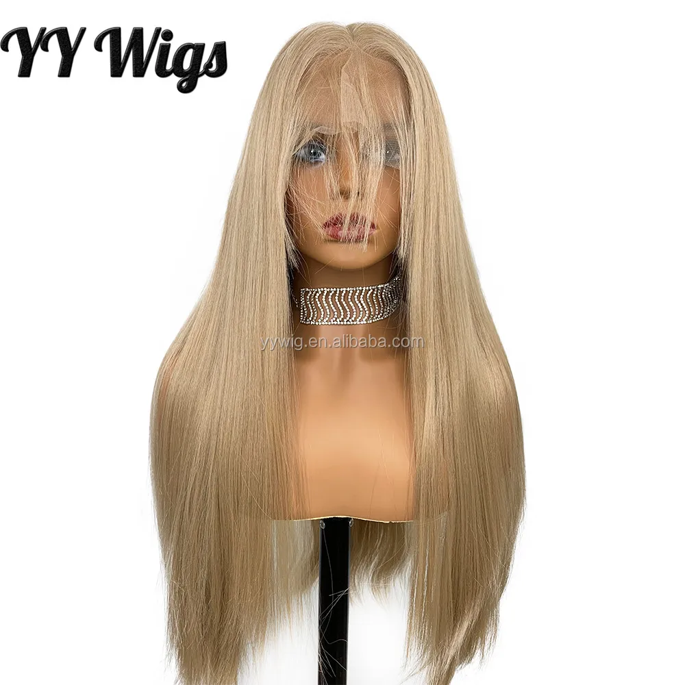 Yy Wigs Honey Blonde Straight Full Lace Futura Fiber Synthetic Wigs With Baby Hair For Women Buy Brown Honey Blonde Hair Wig Synthetic Full Lace Wigs Synthetic Lace Wigs Natural Hairline Product On