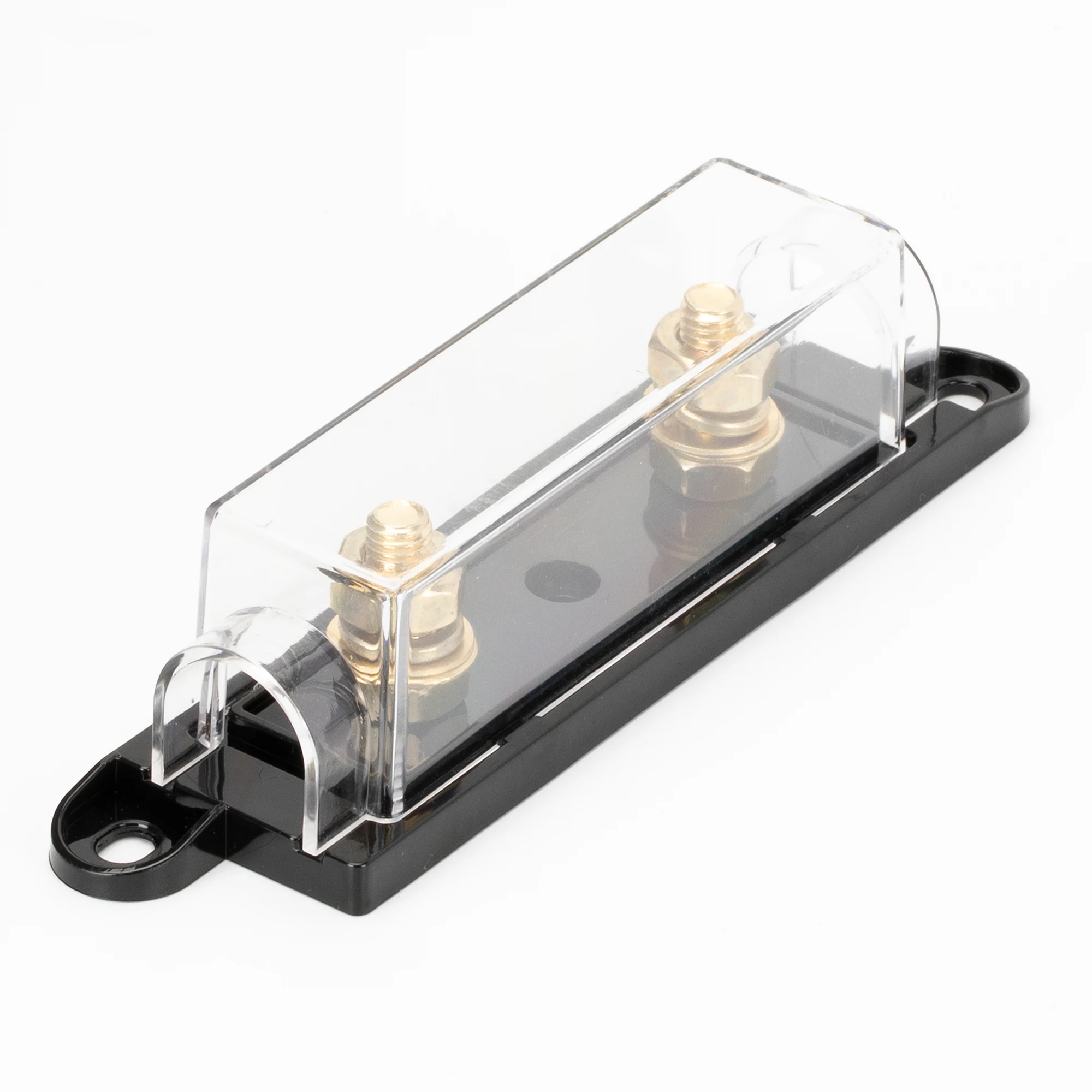 

Automotive Audio Car Bolt-on Fuse Fuse Holders M8 ANL Fuse Holder with Black Base and Transparent Cover