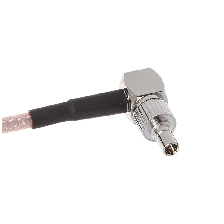 TS9 Conector Dual RF Adaptador coaxial RG316 Cable 15cm JOYKK SMA Hembra a CRC9 Oro Rosa 
