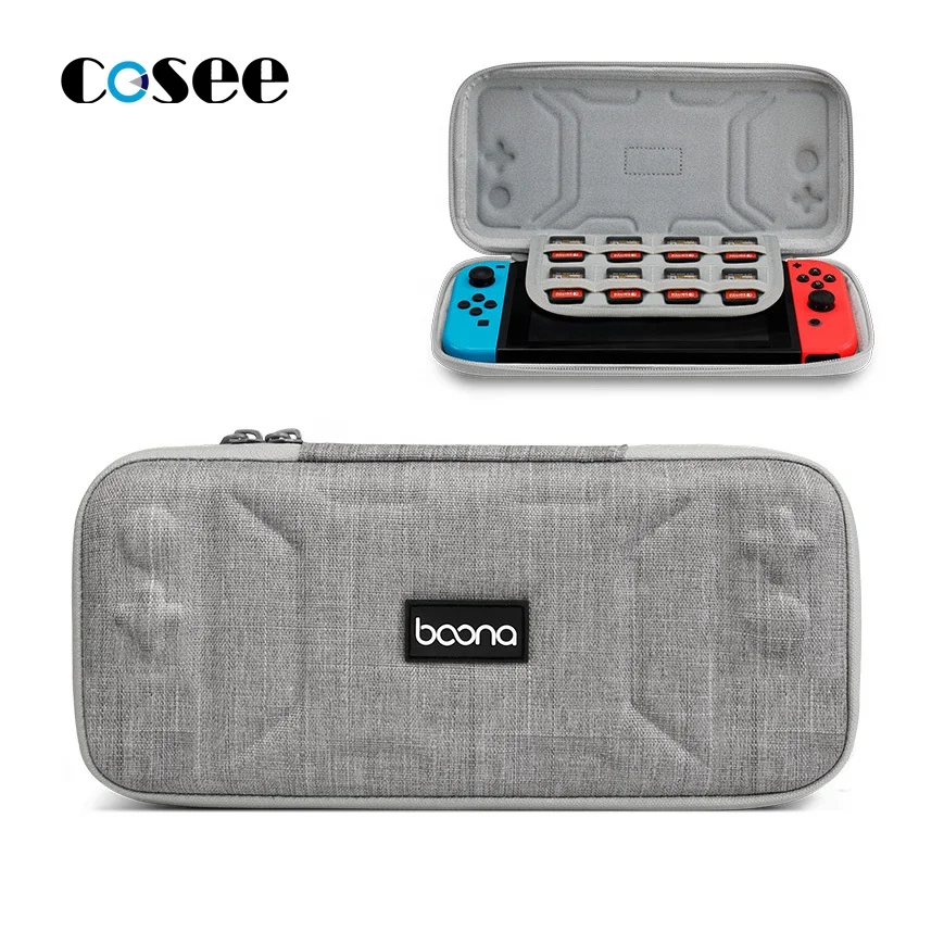 

Ultra Slim Carrying Case for Nintend Switch Hard Cover Portable Protective Travel Shell Console Accessories 8 Game Cartriges