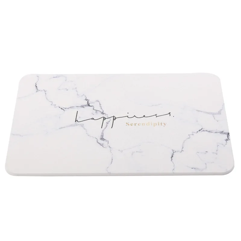 

Custom Printed Diatomaceous Anti Slip 60x39 Washable Soft Marble Bath Mat Diatomite, Blue,pink,yellow,pink,custom