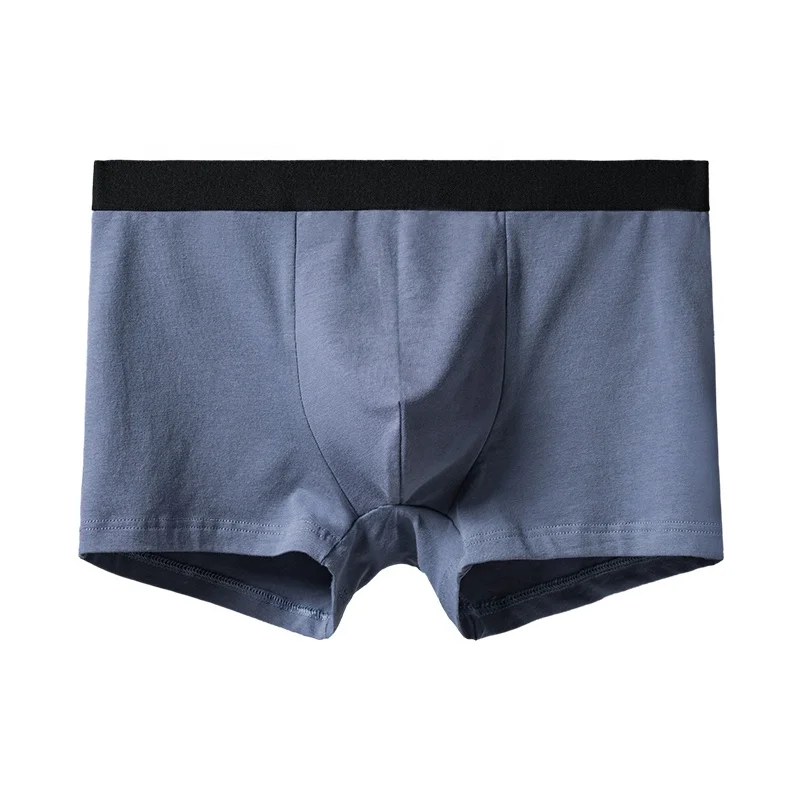 

Wholesale High Quality Low Rise Men's Trunks Custom Cotton Spandex Plain Classic Athletic Man Boxer Shorts Briefs Underwear