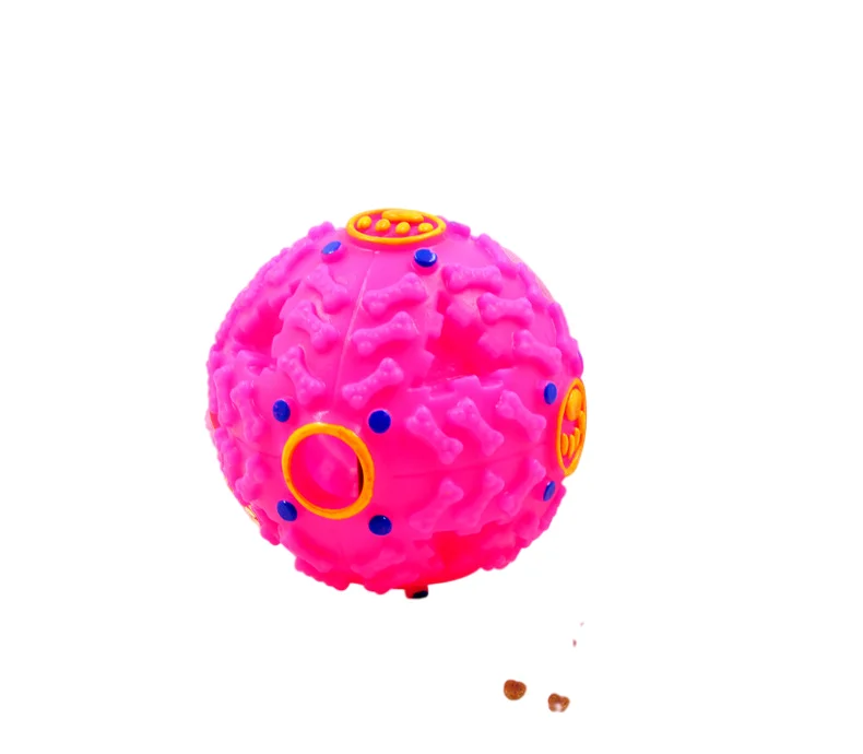 

Pet Interactive Funny Squeaky chew toys Ball Shape For Dog Cat Toy