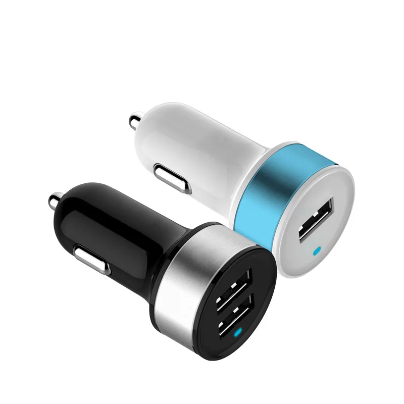 

Hot selling mini dual usb car charger wireless 2 port usb car charger, Black;white;rose;red;silver;gold;ect