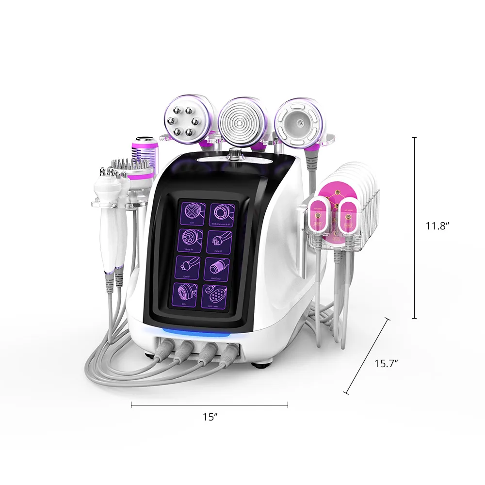 

Aristorm Cavitation 2.5 Vacuum Cavitation System Machine Radio Frequency 40k 9 in 1 machine