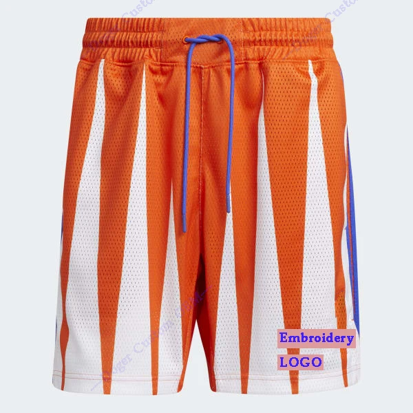 

Summer Casual Sweat 100% Polyester Shorts EE Basic Embroidery Logo Eric Essentials Nets Men Jogging Mesh Basketball Shorts, Blue, yellow, red, navy, customized color