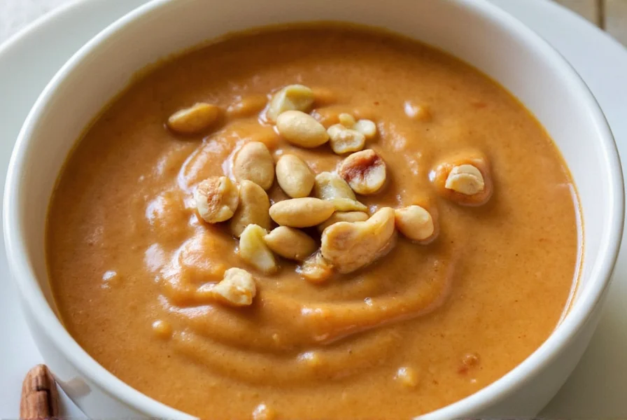 Making Peanut Satay Sauce