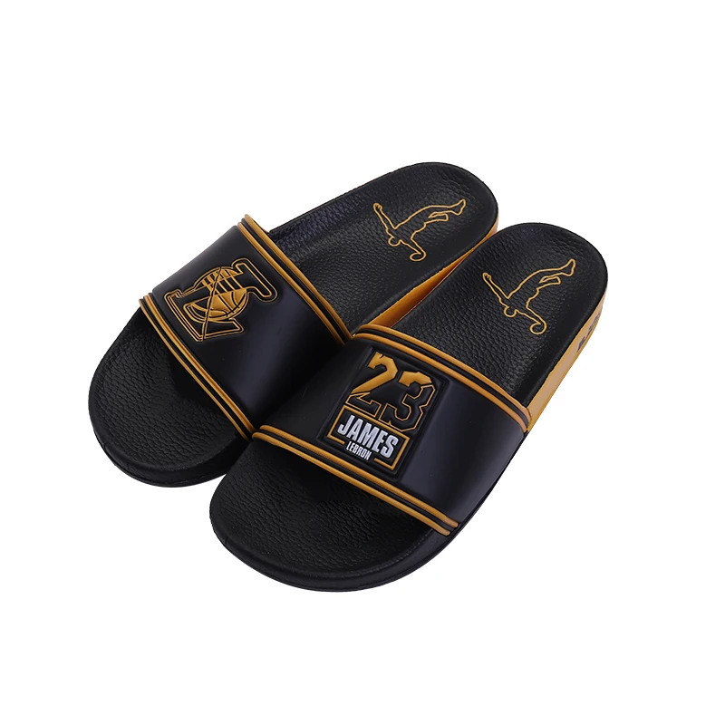 

Custom Printing Logo Pattern Unisex Black Plain Men's EVA PVC Sandals Slides Slippers