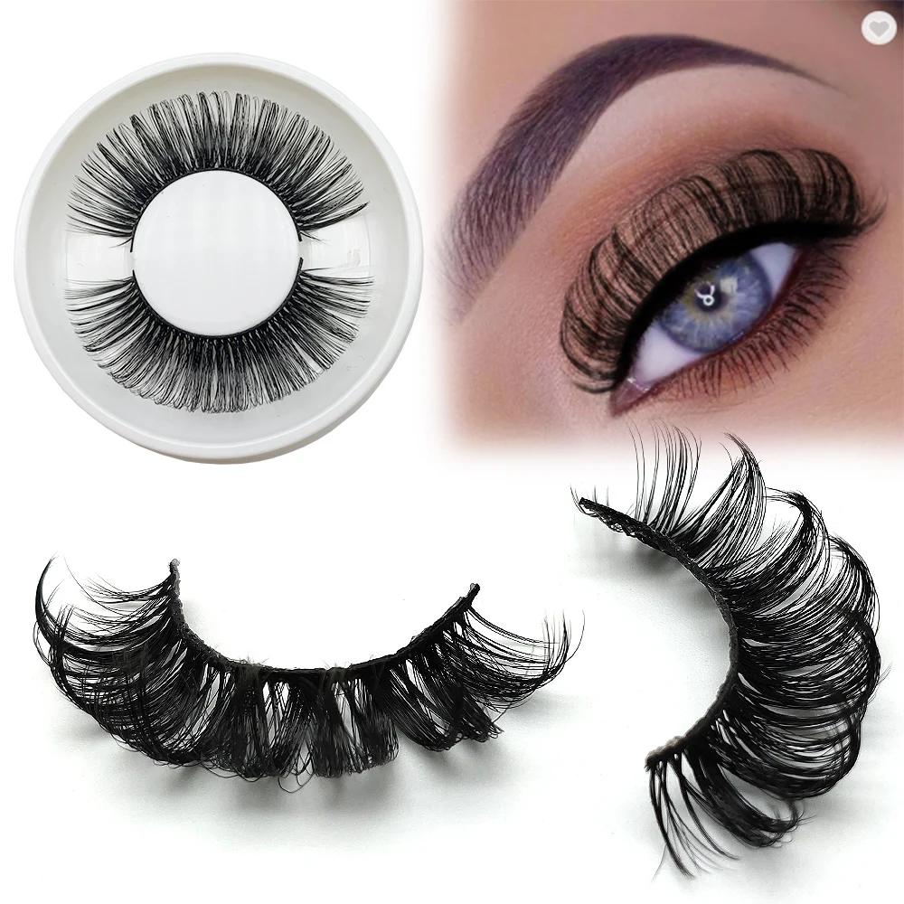 

3d Mink Russia Lashes Wholesale Russia Volume Dd Curl Eyelashes d Curl Russia Volume Strip Eyelashes, Black