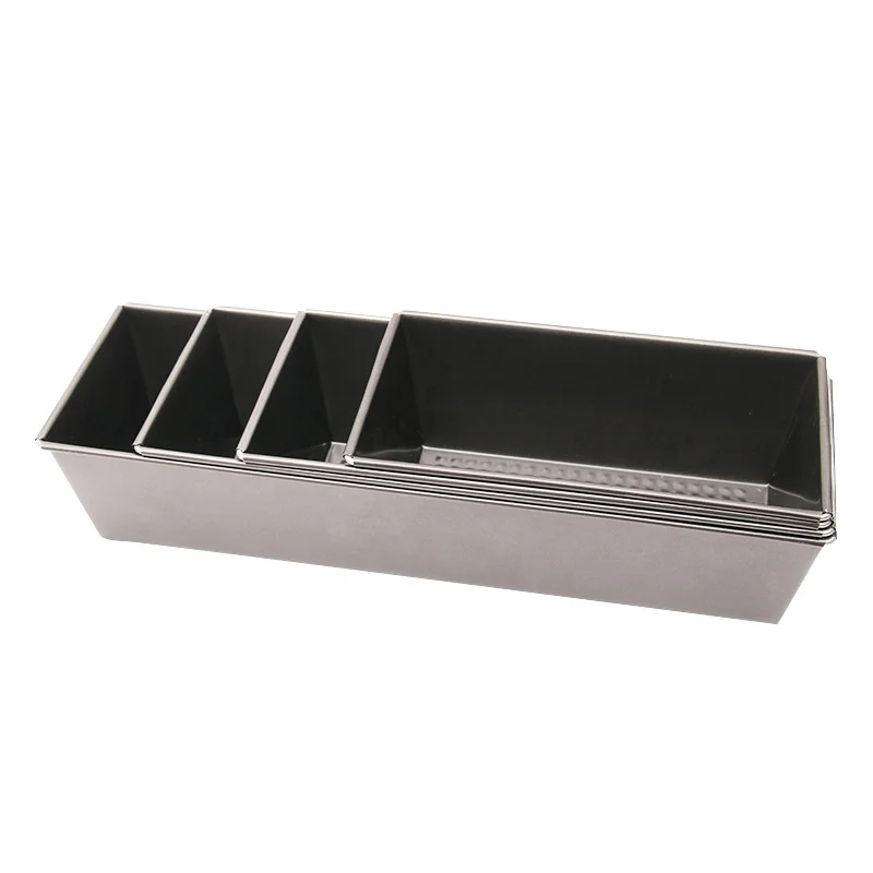

carbon steel kitchen tools toast box bread tray mold baking supply loaf pans for cakes, Black