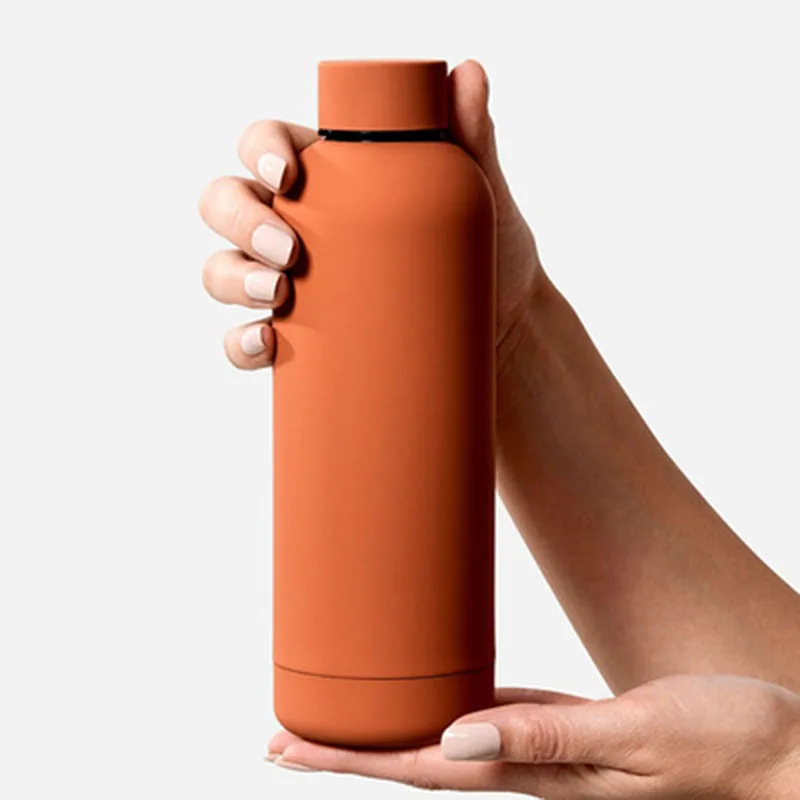 

Custom logo outdoor sport travel bottle matte portable stainless steel water bottle