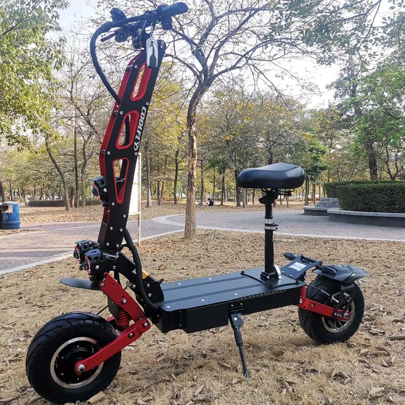 

Good stylish 13 inch offroad 60v 72v 45ah 6000w 8000w 9000w 12000w dual motor electric scooter t8 t9 made in China