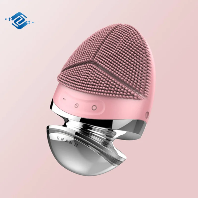 

Skin Care Electric Deep Face Cute Silicone Professional Pink Sonic Brush Facial Cleansing